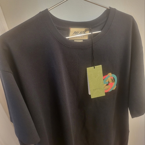 Gucci Shirts Authentic Palace X Gucci Cotton Print Jersey Tshirt
